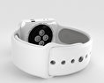 Apple Watch Edition Series 3 42mm GPS White Ceramic Case Soft White/Pebble Sport Band 3d model