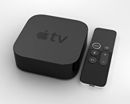 Apple TV 4K 3D model