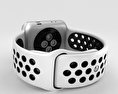 Apple Watch Series 3 Nike+ 38mm GPS Silver Aluminum Case Pure Platinum/Black Sport Band 3d model