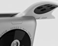 Apple Watch Series 3 Nike+ 38mm GPS Silver Aluminum Case Pure Platinum/Black Sport Band 3d model