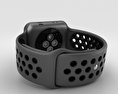 Apple Watch Series 3 Nike+ 42mm GPS Space Gray Aluminum Case Anthracite/Black Sport Band 3D 모델 