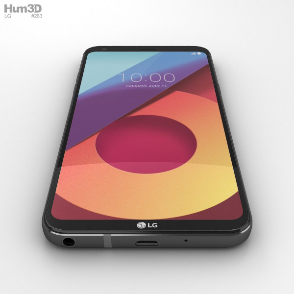 LG Q6 Negro Modelo 3D - Electrónica on Hum3D