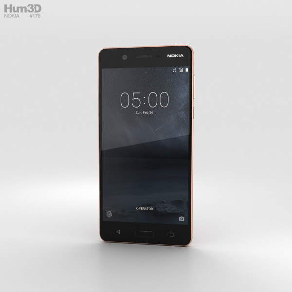 Nokia 5 Copper 3D model