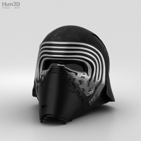 카일로 렌 헬멧 3D 모델 