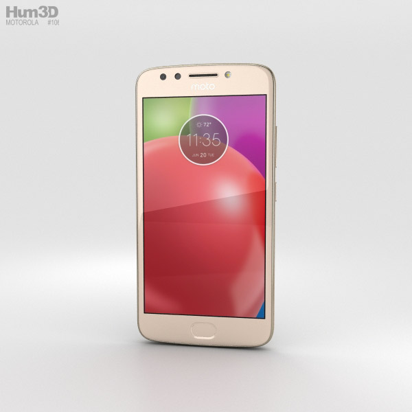 Motorola Moto E4 Fine Gold Modelo 3D