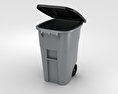 Cubo de basura con ruedas Modelo 3D