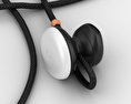 Google Pixel Buds Clearly White 3D 모델 