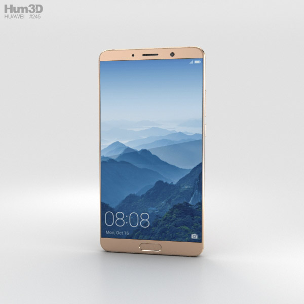 Huawei Mate 10 Mocha Brown 3D model