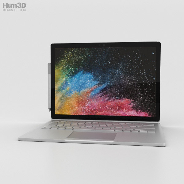 Microsoft Surface Book 2 13.5-inch 3D-Modell