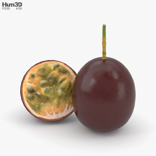 Passion Fruit 3D model