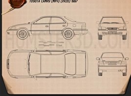 Toyota camry blueprint