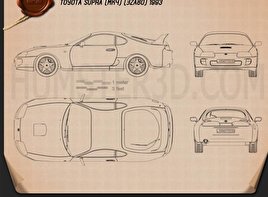 Toyota supra blueprint