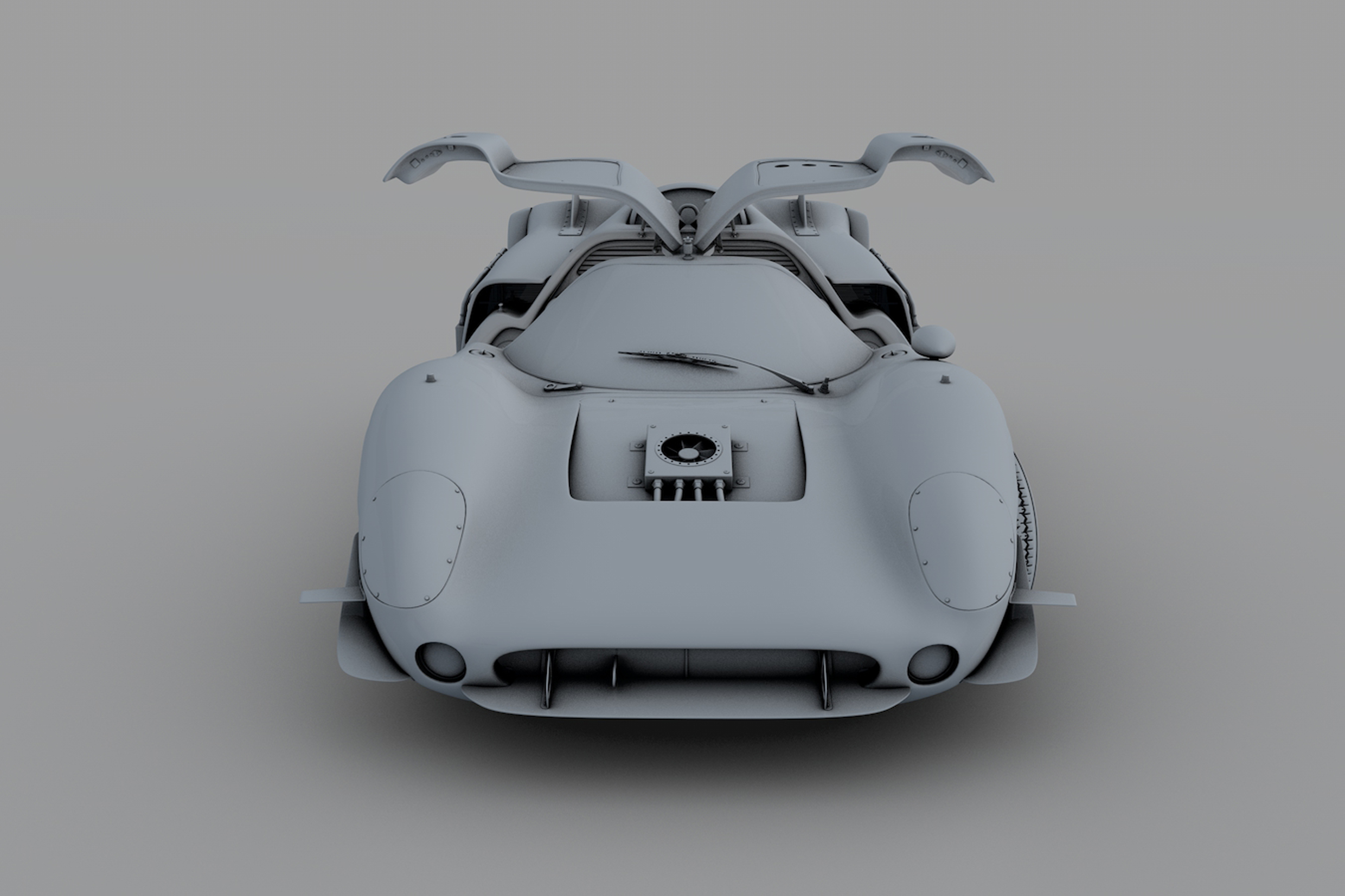Modelling process of the car