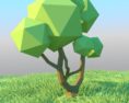 Low poly tree Free 3D model