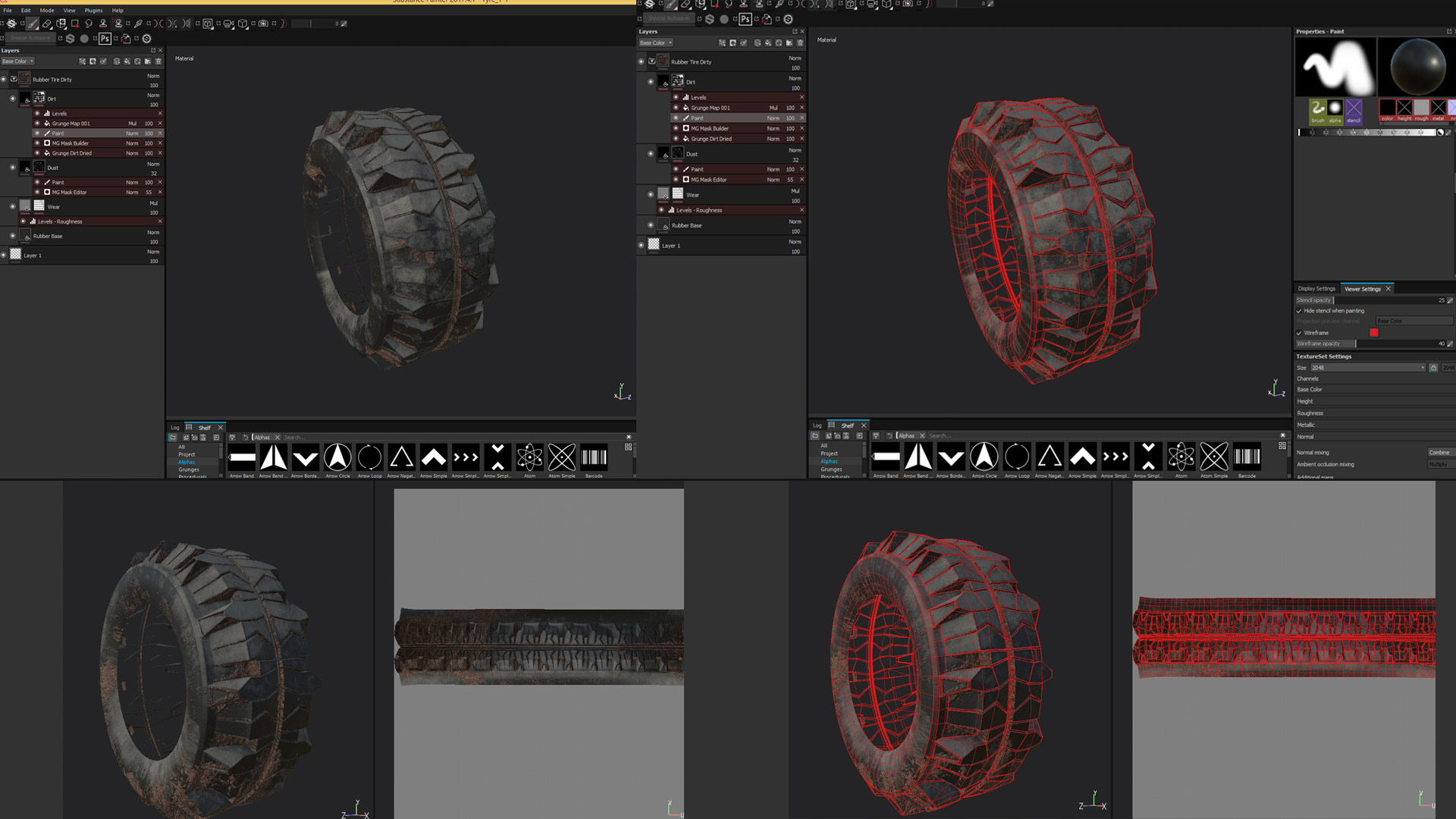 Modelling and texturing props