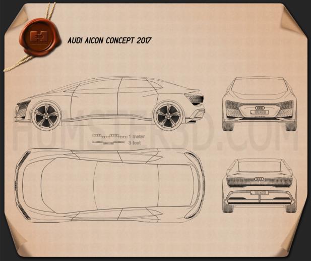Audi Aicon 2017 Blueprint