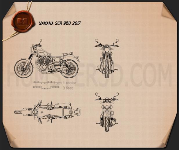 Yamaha SCR 950 2017 Planta