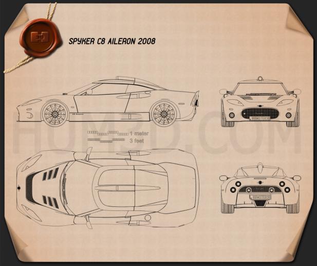 Spyker C8 Aileron 2008 Plan