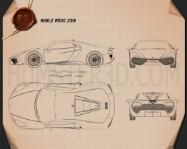 Sports Car Blueprint Download Hum3d