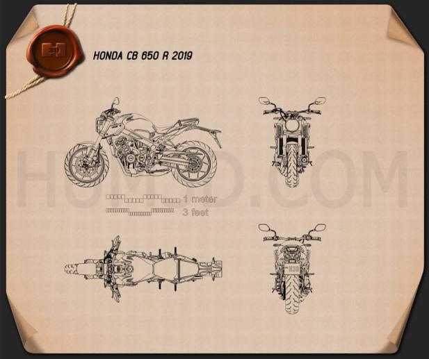 Honda CB650R 2019 Plan