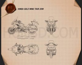 Honda Gold Wing Tour 2018 Blueprint