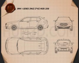 BMW 1 Series (F40) M135i 2019 Blueprint