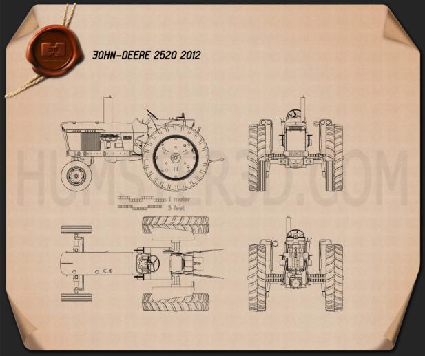 John Deere 2520 2012 Blueprint