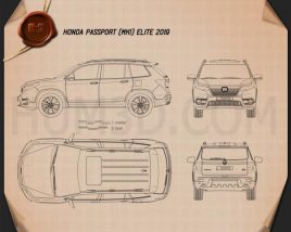 Honda Passport Elite 2019 Blueprint