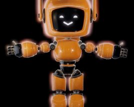 Orange Robot from Love Death and Robots