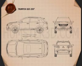 Trumpchi GS3 2017 Blueprint