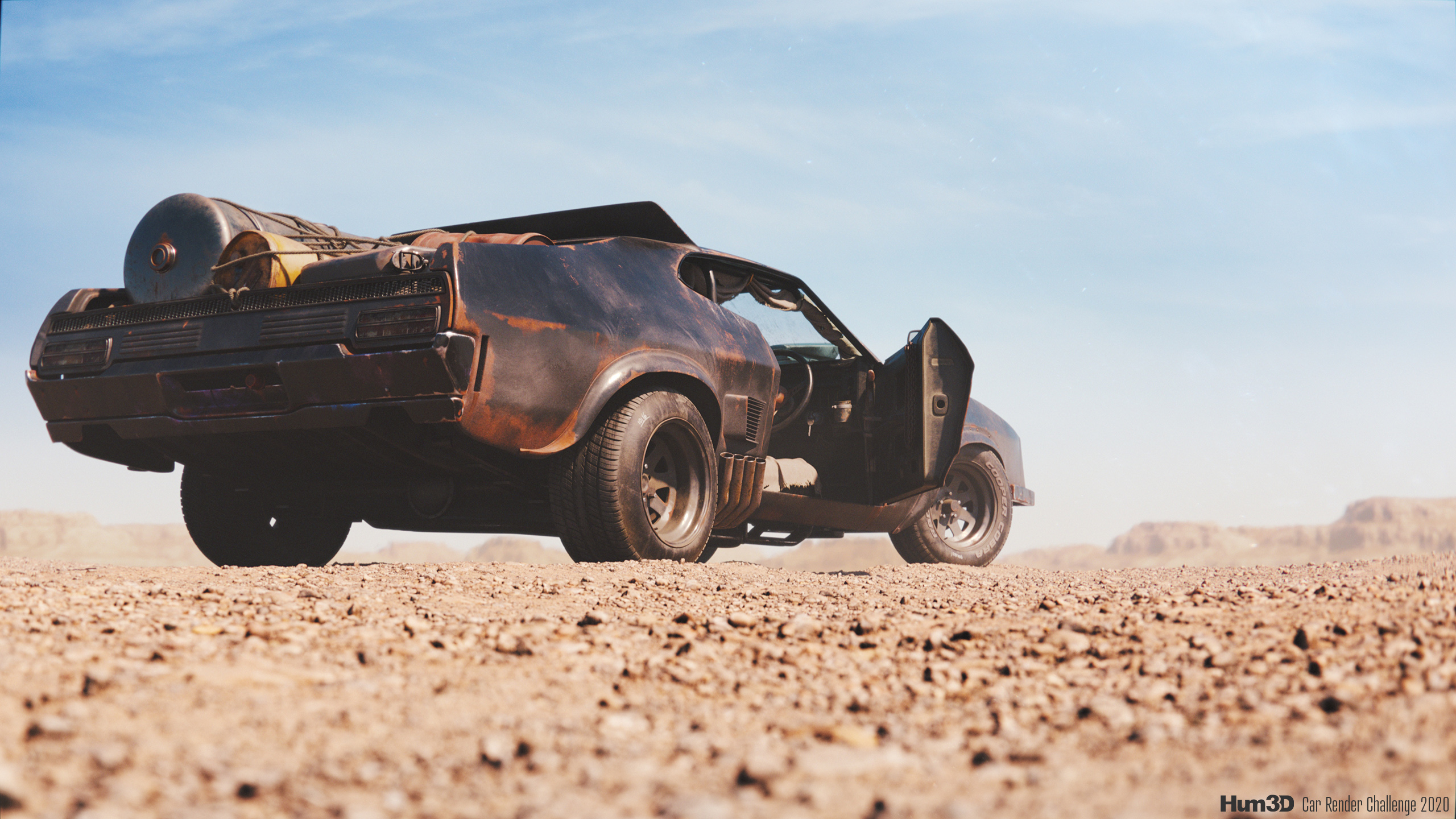 Ford Falcon XB GT – tribute to Mad Max - 3d artist Krzysztof