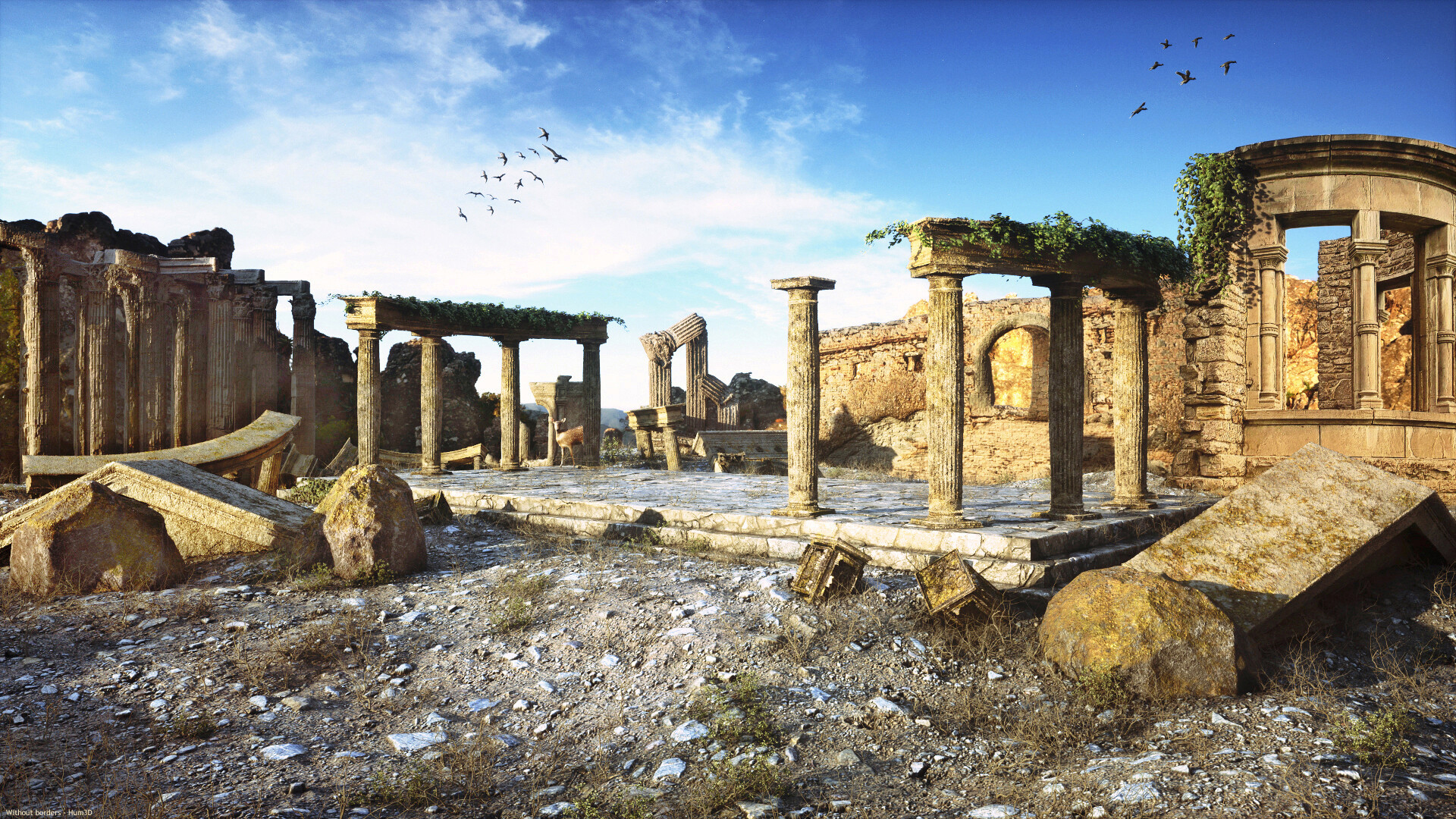 ancient-ruins-in-greece-3d-artist-adrian-kulawik-hum3d