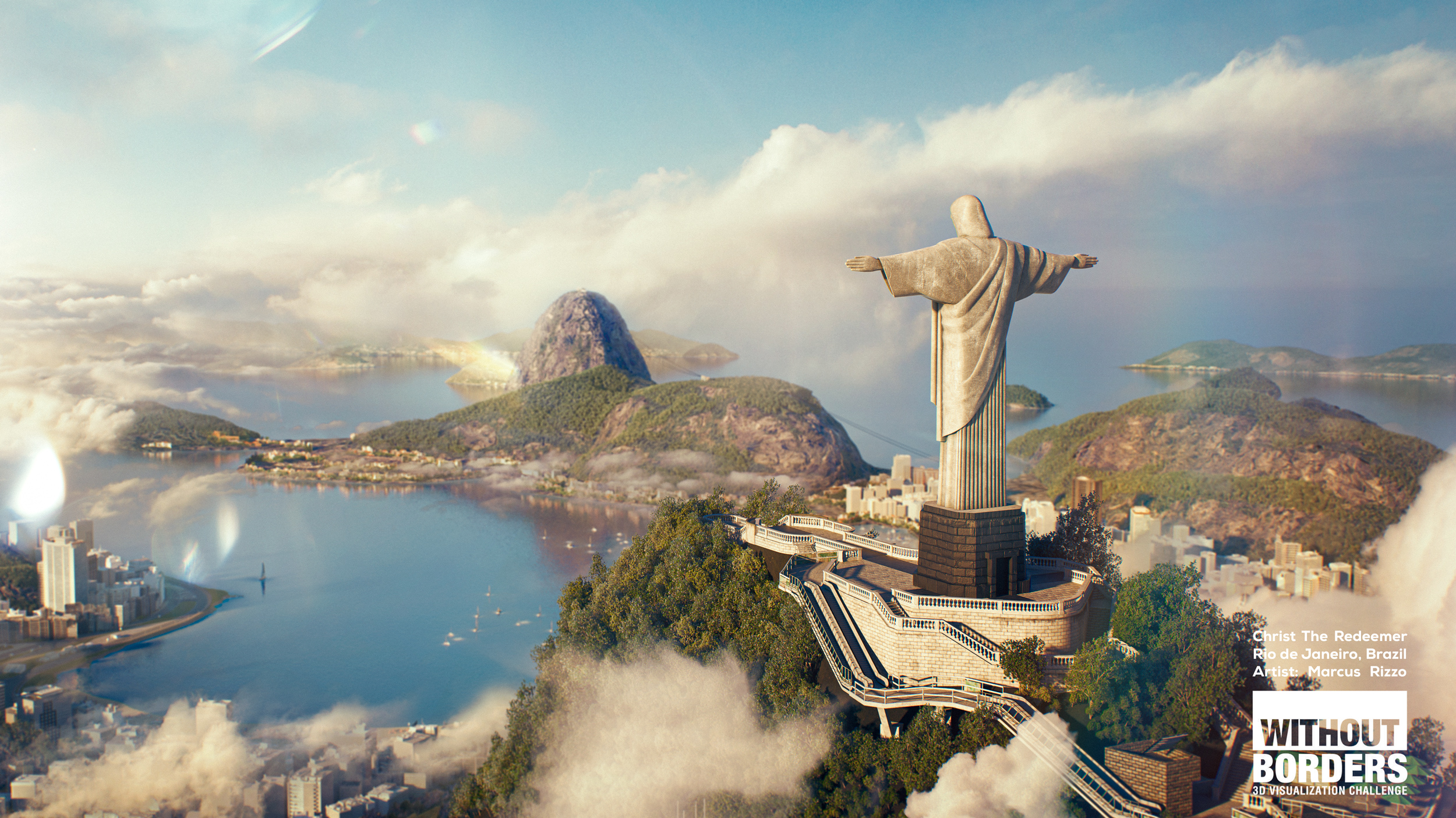 Christ The Redeemer 3d artist Marcus Rizzo Hum3D