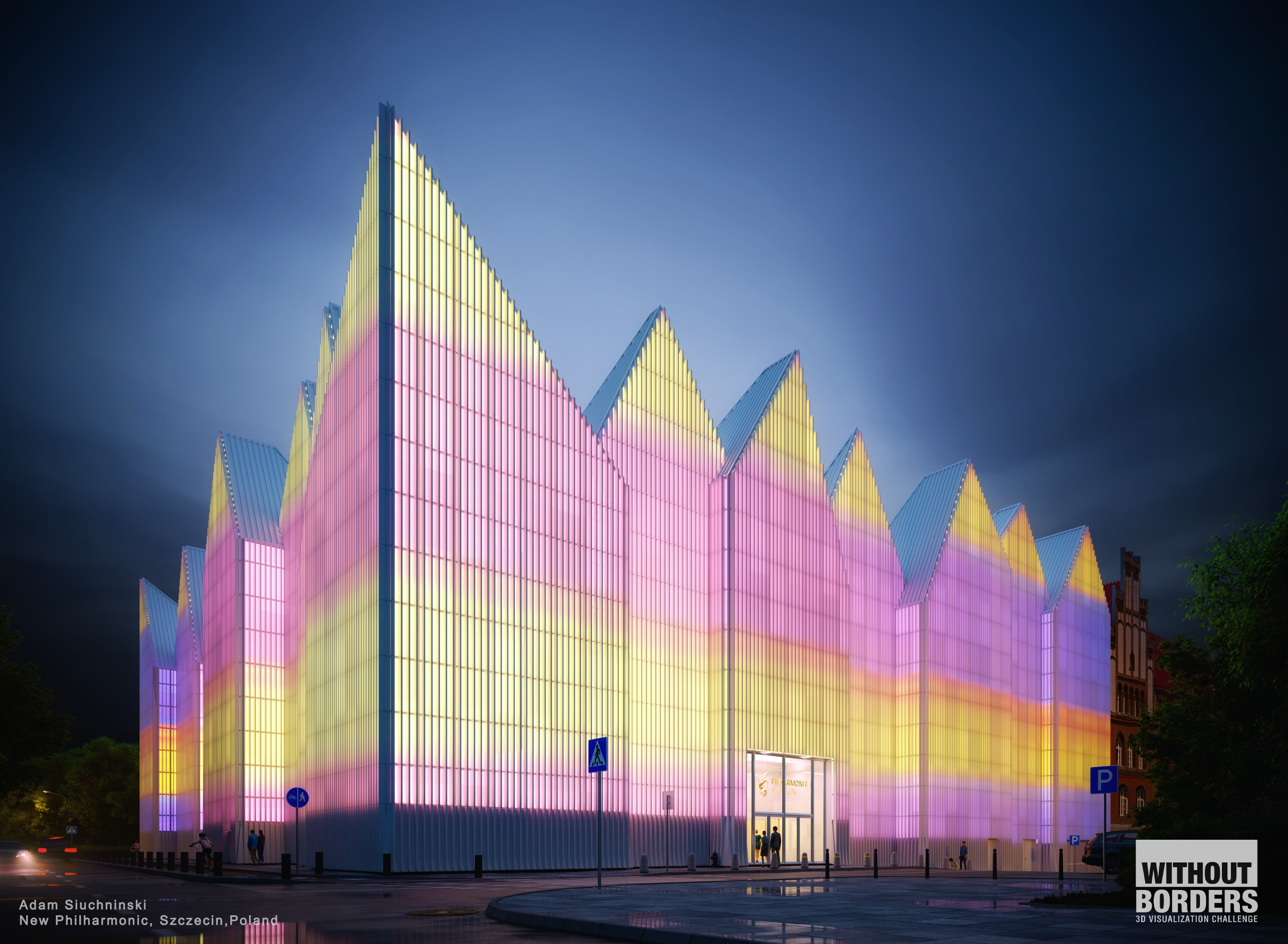 New Philharmonic, Szczecin, Poland 3d artist Adam Siuchninski Hum3D