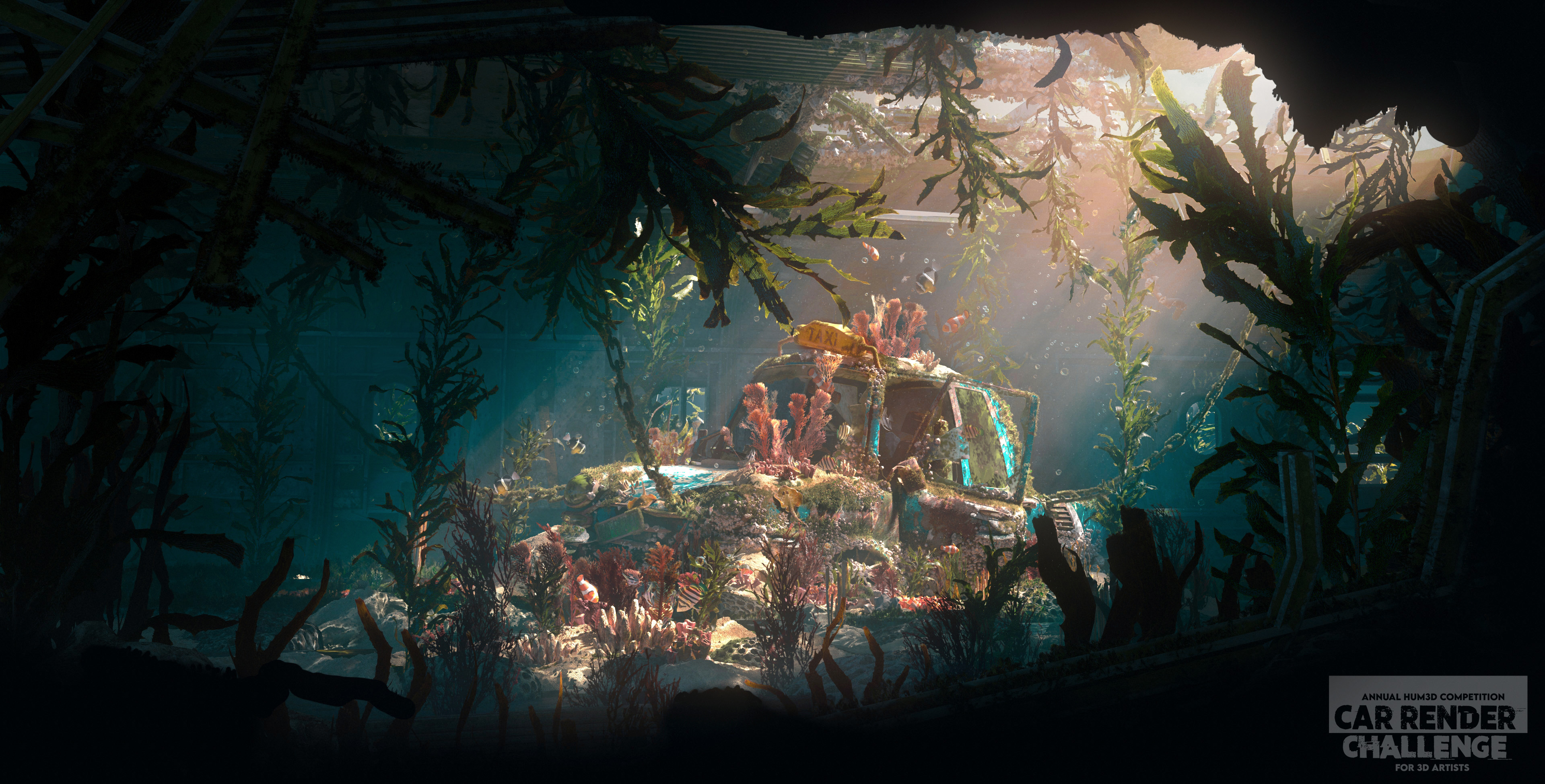 Under the sea 3d art