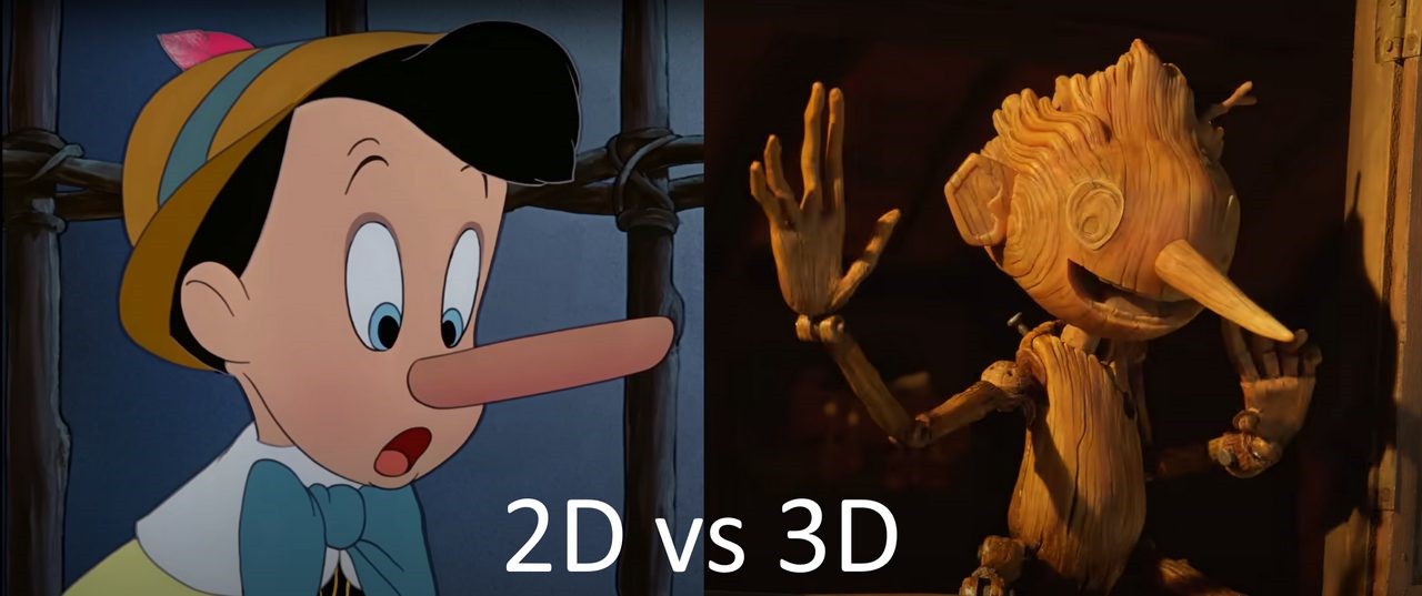 2d vs 3d