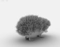 Hedgehog Low Poly 3d model