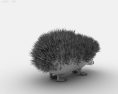Hedgehog Low Poly 3d model