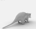 Opossum Low Poly 3d model