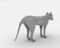 Thylacine Low Poly 3d model