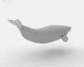 Beluga whale Low Poly 3d model
