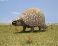 Glyptodon Low Poly 3d model