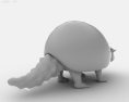 Glyptodon Low Poly 3d model