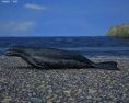 Leopard Seal Low Poly Modelo 3d