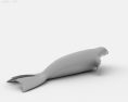 Leopard Seal Low Poly Modelo 3d