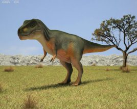 Tyrannosaurus Low Poly Modelo 3D