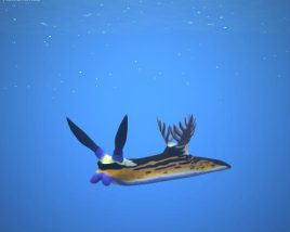 Bighorn Nembrotha Low Poly 3D model