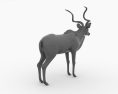 Greater Kudu Low Poly 3d model