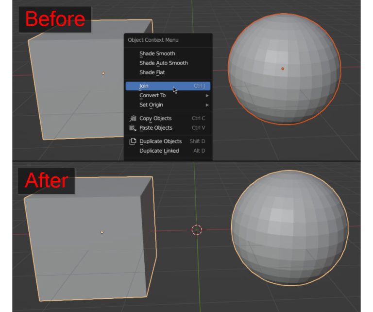 How To Merge Objects In Blender - Hum3D Blog