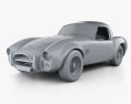 AC Shelby Cobra 289 Roadster 1966 Modèle 3d clay render